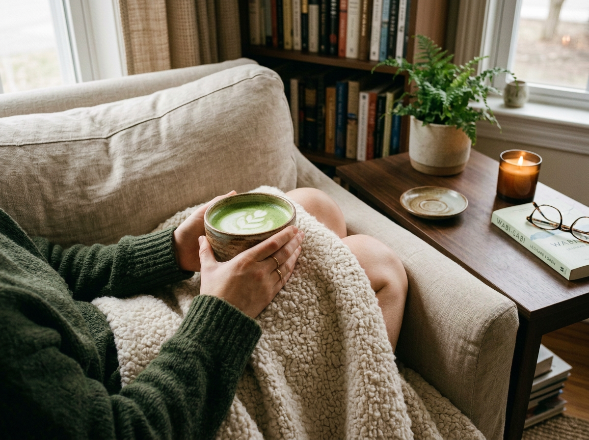 Cozy Matcha moment