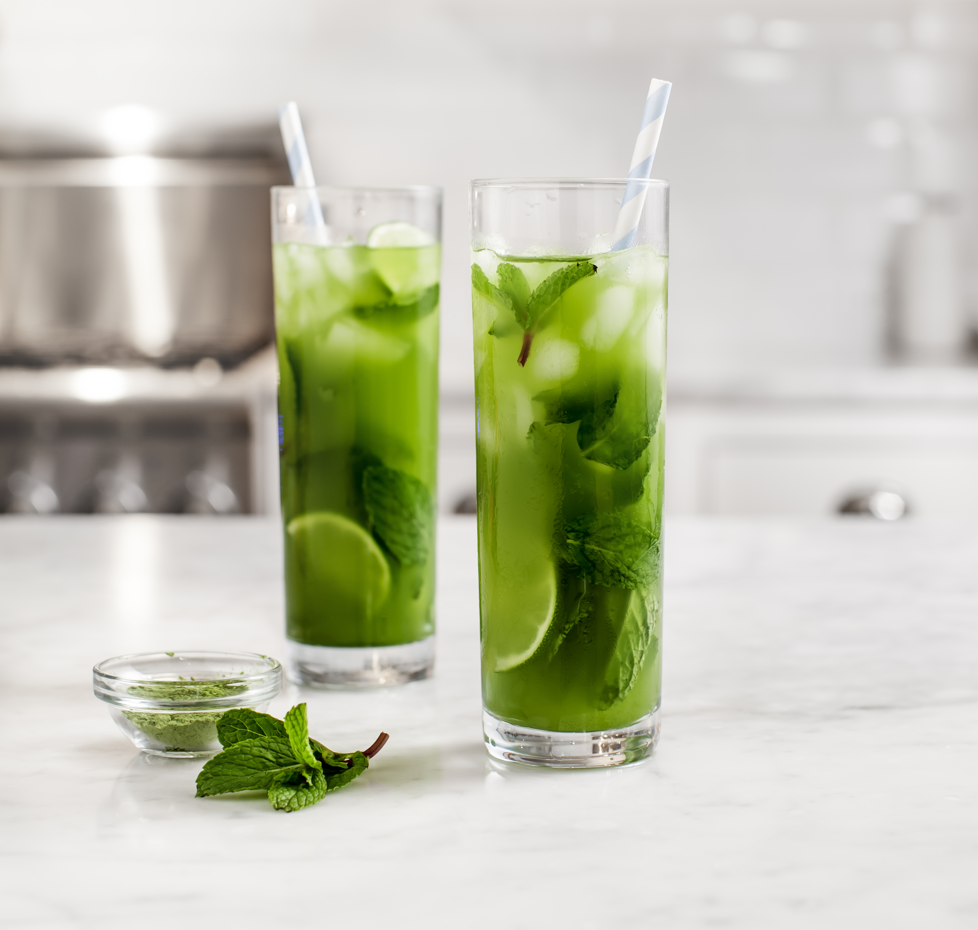 Matcha Mint Iced Tea