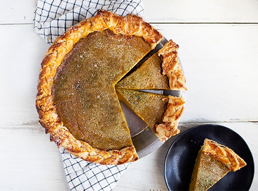 Matcha Pumpkin Pie