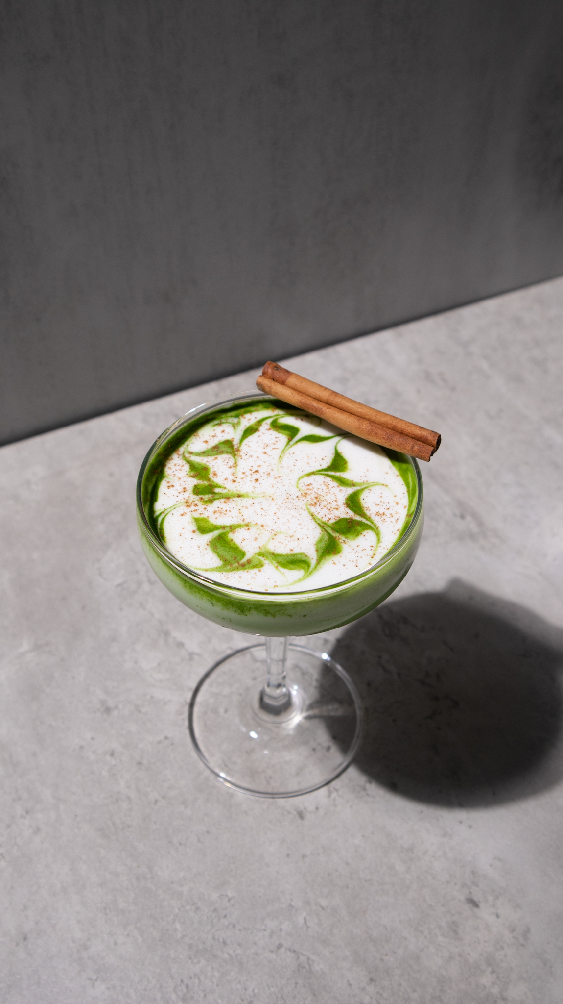 Vanilla Maple Cinnamon Matcha Latte